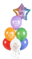Preview: Latexballons - SET: Happy Birthday, bunt - je ø 30cm